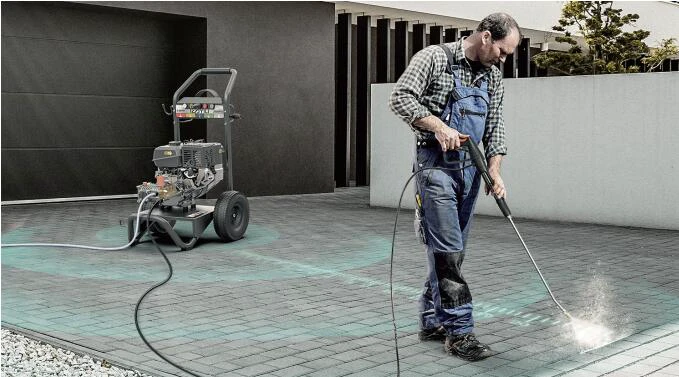 亿力汽油动力高压清洗机YLQ8020G应用场景